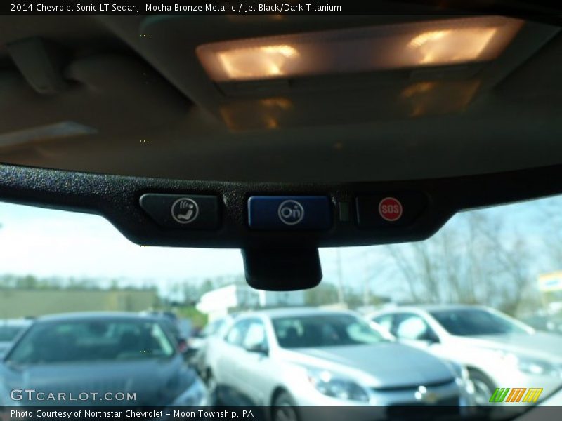 Mocha Bronze Metallic / Jet Black/Dark Titanium 2014 Chevrolet Sonic LT Sedan