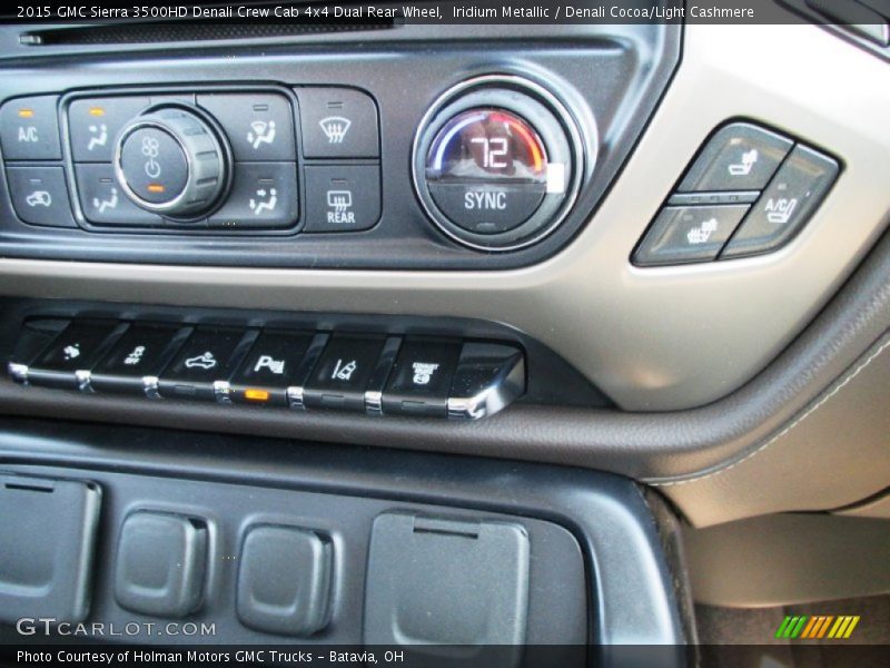 Iridium Metallic / Denali Cocoa/Light Cashmere 2015 GMC Sierra 3500HD Denali Crew Cab 4x4 Dual Rear Wheel