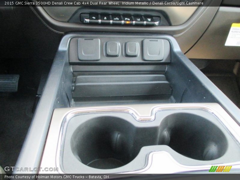 Iridium Metallic / Denali Cocoa/Light Cashmere 2015 GMC Sierra 3500HD Denali Crew Cab 4x4 Dual Rear Wheel