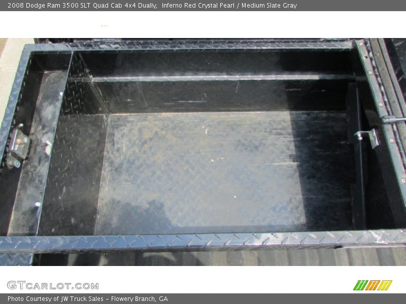 Inferno Red Crystal Pearl / Medium Slate Gray 2008 Dodge Ram 3500 SLT Quad Cab 4x4 Dually
