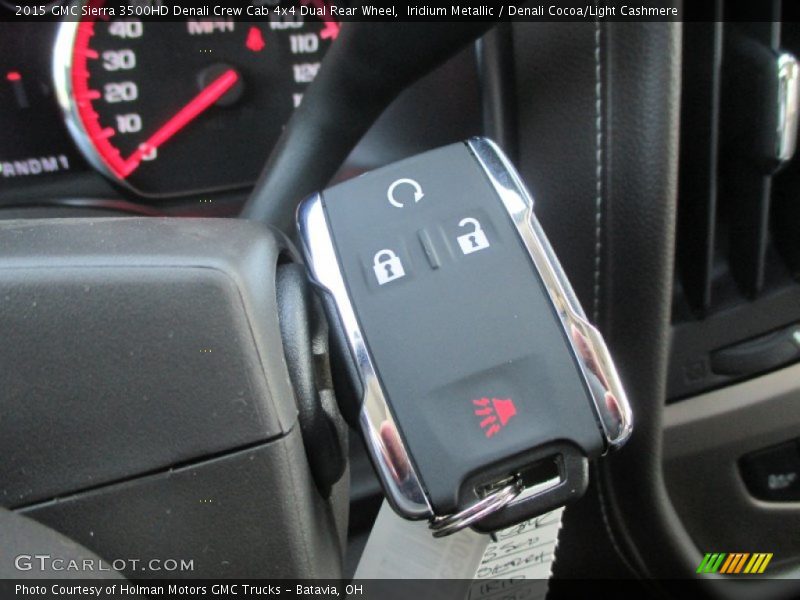 Iridium Metallic / Denali Cocoa/Light Cashmere 2015 GMC Sierra 3500HD Denali Crew Cab 4x4 Dual Rear Wheel