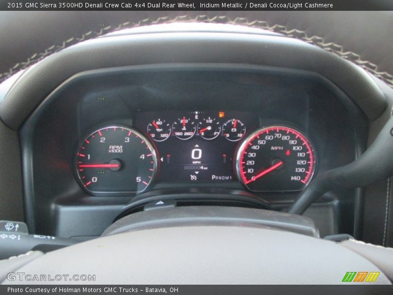 Iridium Metallic / Denali Cocoa/Light Cashmere 2015 GMC Sierra 3500HD Denali Crew Cab 4x4 Dual Rear Wheel