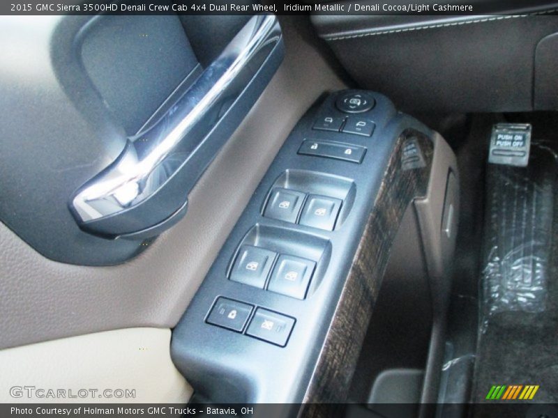 Iridium Metallic / Denali Cocoa/Light Cashmere 2015 GMC Sierra 3500HD Denali Crew Cab 4x4 Dual Rear Wheel
