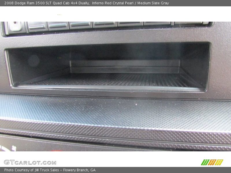 Inferno Red Crystal Pearl / Medium Slate Gray 2008 Dodge Ram 3500 SLT Quad Cab 4x4 Dually