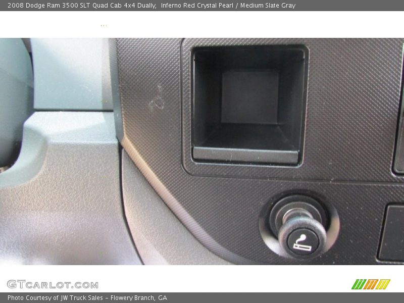 Inferno Red Crystal Pearl / Medium Slate Gray 2008 Dodge Ram 3500 SLT Quad Cab 4x4 Dually