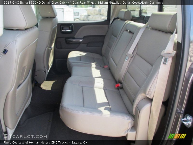 Iridium Metallic / Denali Cocoa/Light Cashmere 2015 GMC Sierra 3500HD Denali Crew Cab 4x4 Dual Rear Wheel