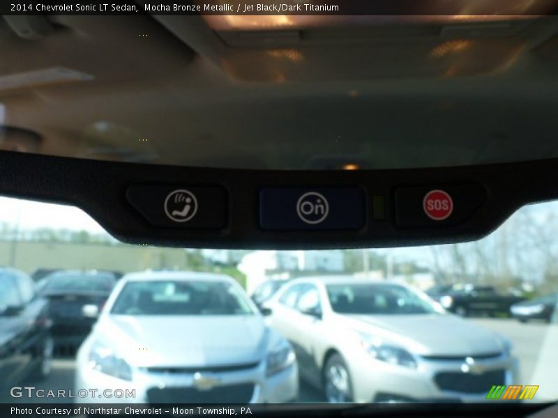 Mocha Bronze Metallic / Jet Black/Dark Titanium 2014 Chevrolet Sonic LT Sedan