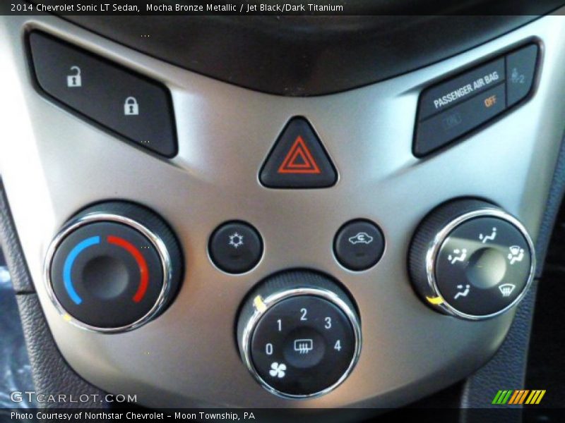 Mocha Bronze Metallic / Jet Black/Dark Titanium 2014 Chevrolet Sonic LT Sedan