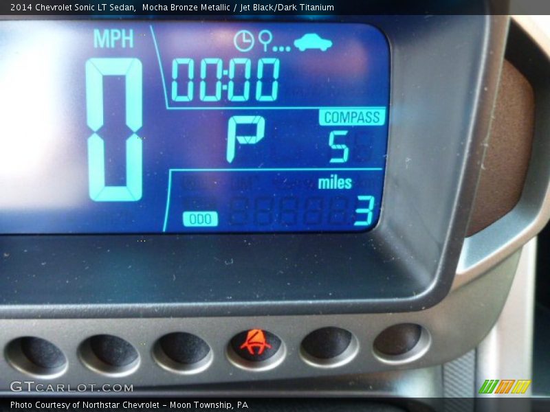 Mocha Bronze Metallic / Jet Black/Dark Titanium 2014 Chevrolet Sonic LT Sedan