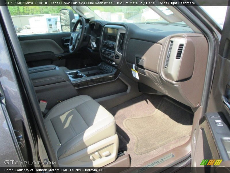 Iridium Metallic / Denali Cocoa/Light Cashmere 2015 GMC Sierra 3500HD Denali Crew Cab 4x4 Dual Rear Wheel
