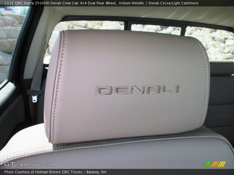 Iridium Metallic / Denali Cocoa/Light Cashmere 2015 GMC Sierra 3500HD Denali Crew Cab 4x4 Dual Rear Wheel