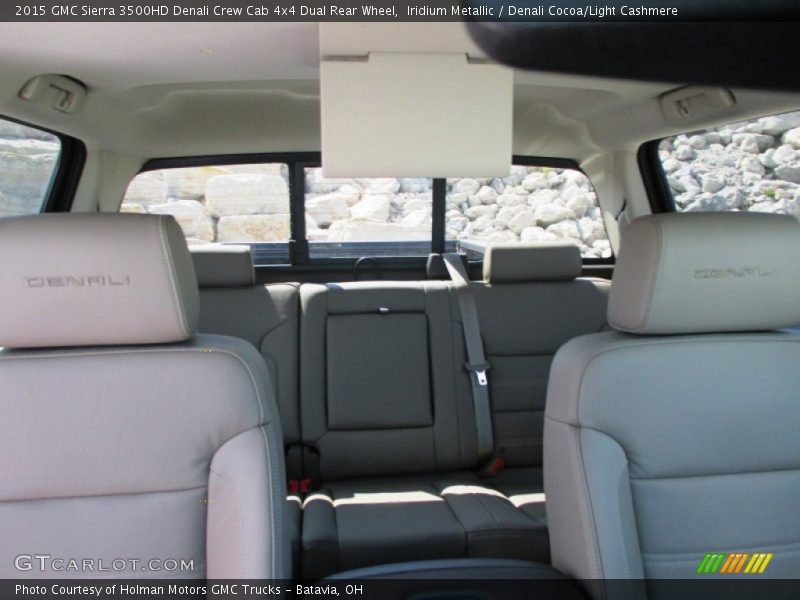 Iridium Metallic / Denali Cocoa/Light Cashmere 2015 GMC Sierra 3500HD Denali Crew Cab 4x4 Dual Rear Wheel