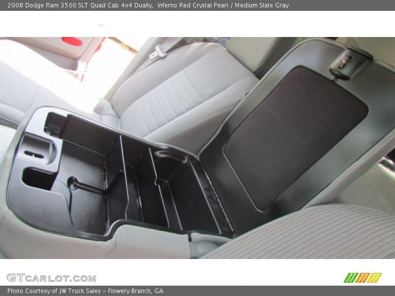 Inferno Red Crystal Pearl / Medium Slate Gray 2008 Dodge Ram 3500 SLT Quad Cab 4x4 Dually