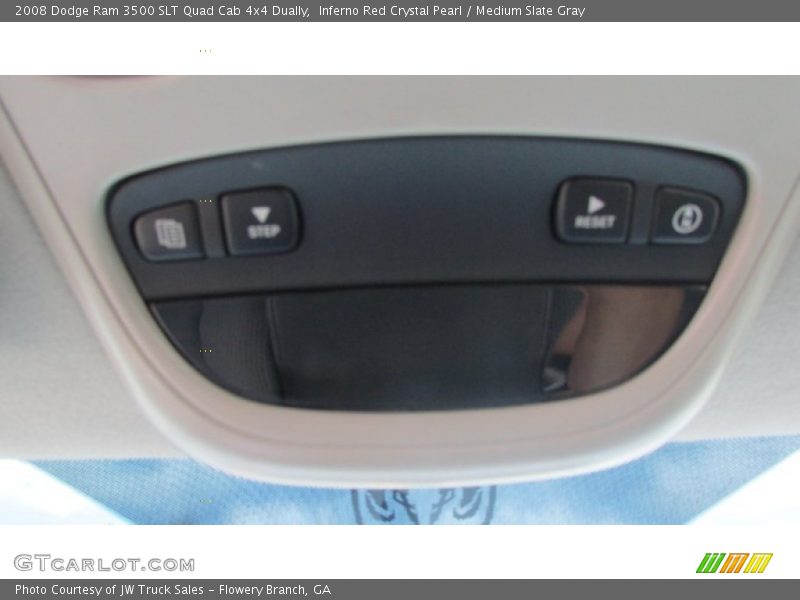 Inferno Red Crystal Pearl / Medium Slate Gray 2008 Dodge Ram 3500 SLT Quad Cab 4x4 Dually