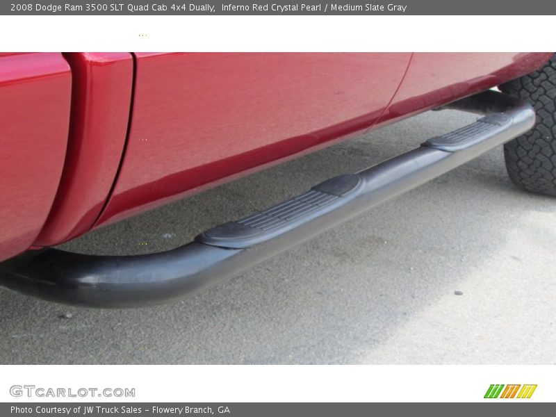 Inferno Red Crystal Pearl / Medium Slate Gray 2008 Dodge Ram 3500 SLT Quad Cab 4x4 Dually