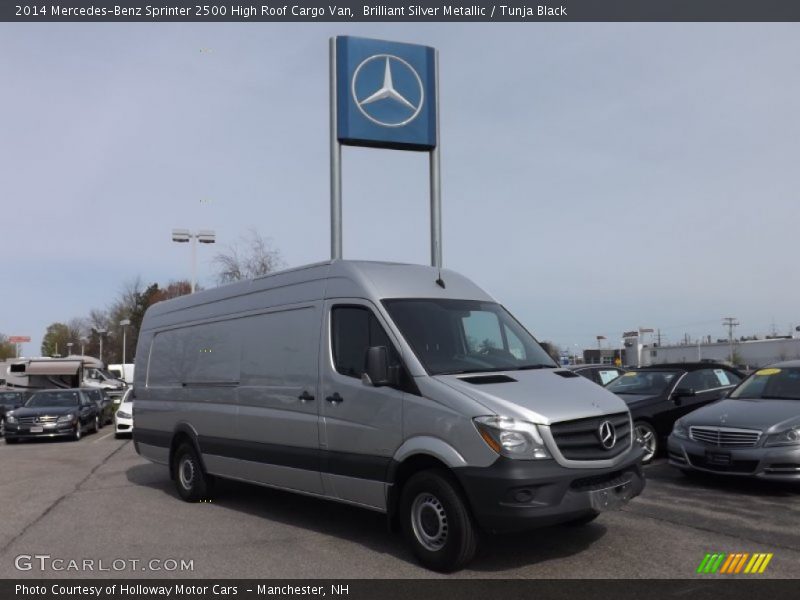Brilliant Silver Metallic / Tunja Black 2014 Mercedes-Benz Sprinter 2500 High Roof Cargo Van