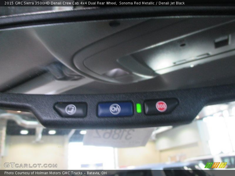 Sonoma Red Metallic / Denali Jet Black 2015 GMC Sierra 3500HD Denali Crew Cab 4x4 Dual Rear Wheel