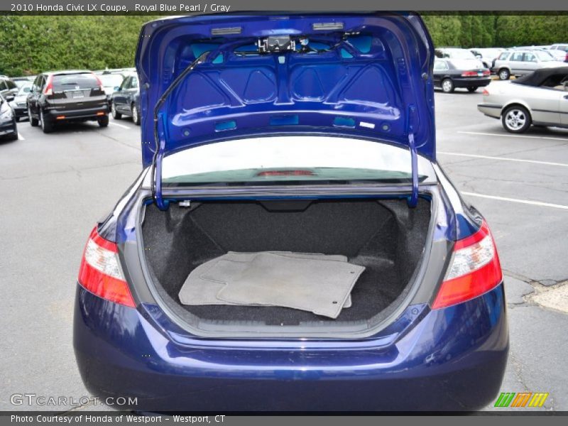 Royal Blue Pearl / Gray 2010 Honda Civic LX Coupe