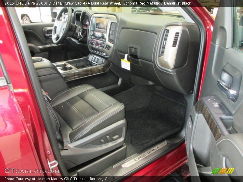 Sonoma Red Metallic / Denali Jet Black 2015 GMC Sierra 3500HD Denali Crew Cab 4x4 Dual Rear Wheel