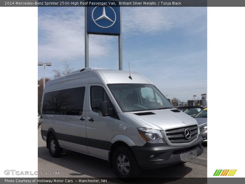 Brilliant Silver Metallic / Tunja Black 2014 Mercedes-Benz Sprinter 2500 High Roof Passenger Van