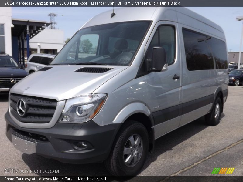 Brilliant Silver Metallic / Tunja Black 2014 Mercedes-Benz Sprinter 2500 High Roof Passenger Van