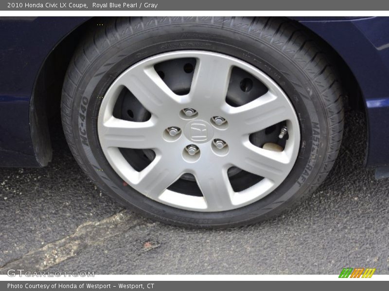 Royal Blue Pearl / Gray 2010 Honda Civic LX Coupe