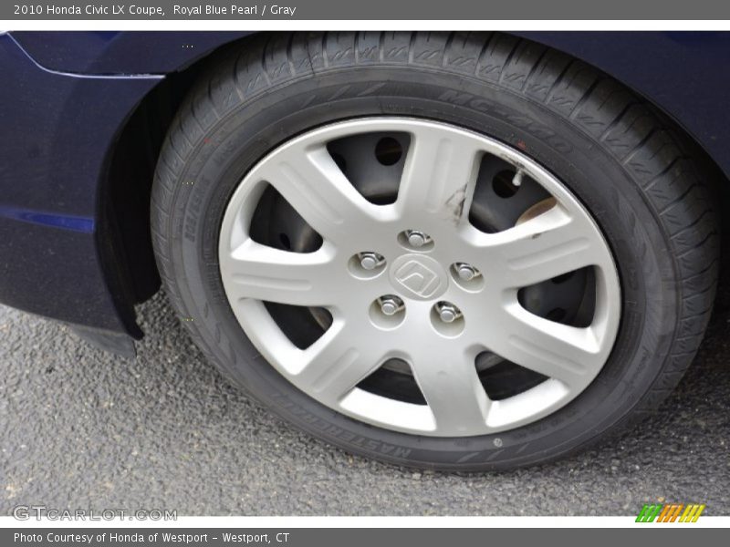 Royal Blue Pearl / Gray 2010 Honda Civic LX Coupe