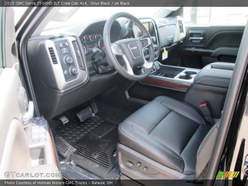 Onyx Black / Jet Black 2015 GMC Sierra 3500HD SLT Crew Cab 4x4