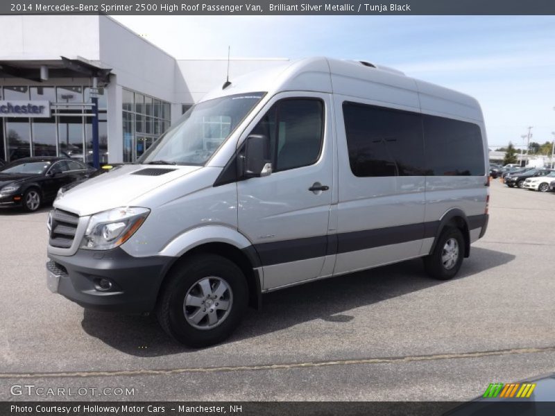 Brilliant Silver Metallic / Tunja Black 2014 Mercedes-Benz Sprinter 2500 High Roof Passenger Van
