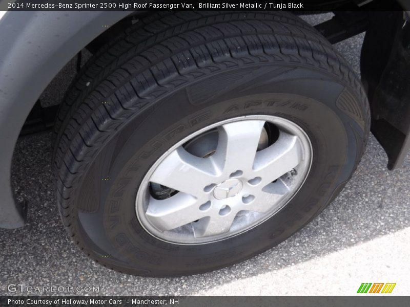 Brilliant Silver Metallic / Tunja Black 2014 Mercedes-Benz Sprinter 2500 High Roof Passenger Van