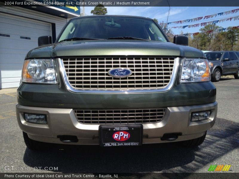 Estate Green Metallic / Medium Parchment 2004 Ford Expedition Eddie Bauer 4x4