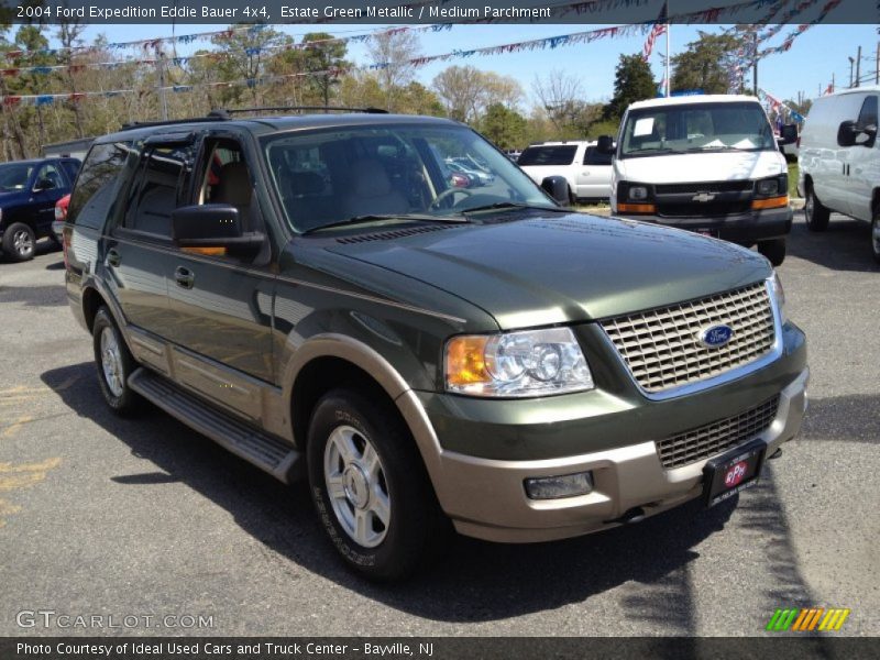 Estate Green Metallic / Medium Parchment 2004 Ford Expedition Eddie Bauer 4x4
