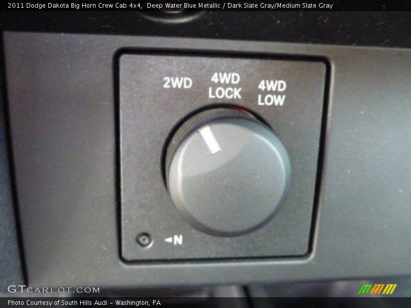 Deep Water Blue Metallic / Dark Slate Gray/Medium Slate Gray 2011 Dodge Dakota Big Horn Crew Cab 4x4