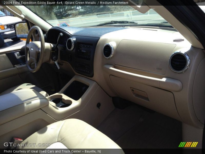 Estate Green Metallic / Medium Parchment 2004 Ford Expedition Eddie Bauer 4x4