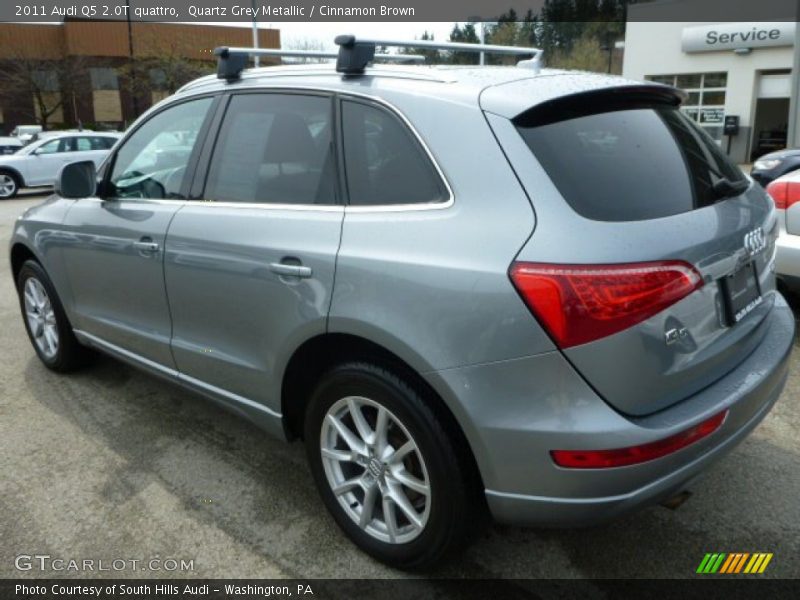 Quartz Grey Metallic / Cinnamon Brown 2011 Audi Q5 2.0T quattro