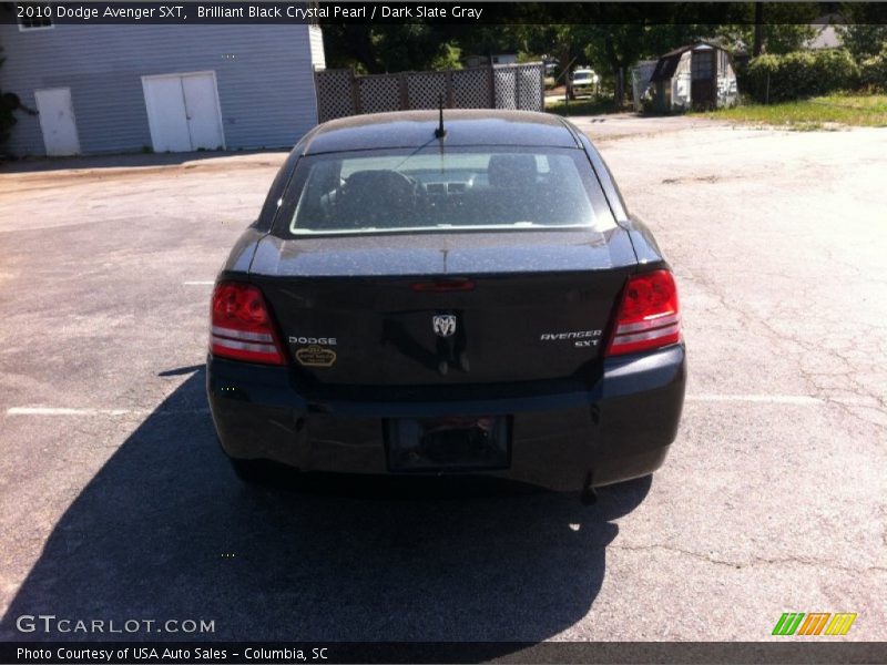 Brilliant Black Crystal Pearl / Dark Slate Gray 2010 Dodge Avenger SXT