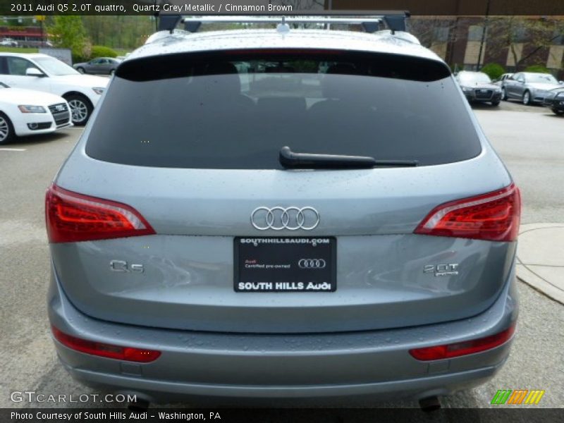 Quartz Grey Metallic / Cinnamon Brown 2011 Audi Q5 2.0T quattro