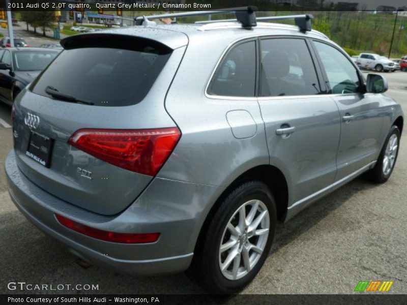 Quartz Grey Metallic / Cinnamon Brown 2011 Audi Q5 2.0T quattro