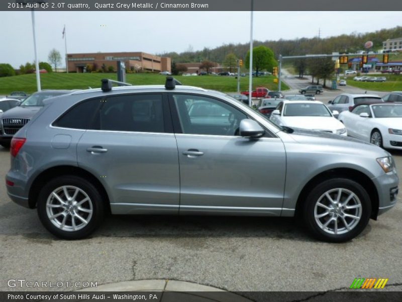 Quartz Grey Metallic / Cinnamon Brown 2011 Audi Q5 2.0T quattro