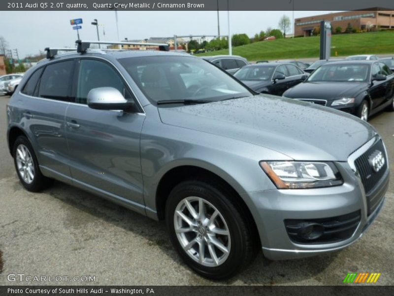 Quartz Grey Metallic / Cinnamon Brown 2011 Audi Q5 2.0T quattro