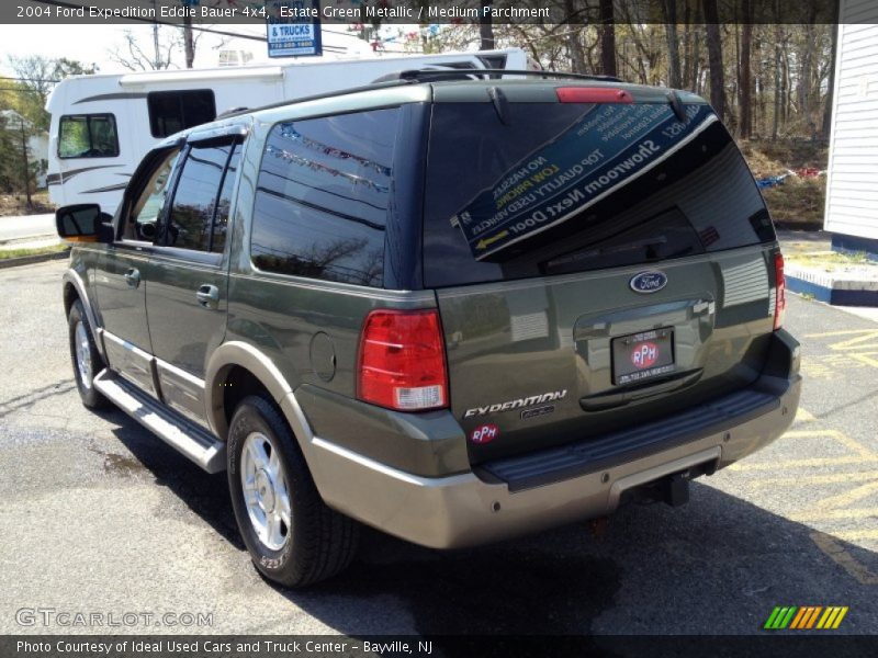 Estate Green Metallic / Medium Parchment 2004 Ford Expedition Eddie Bauer 4x4