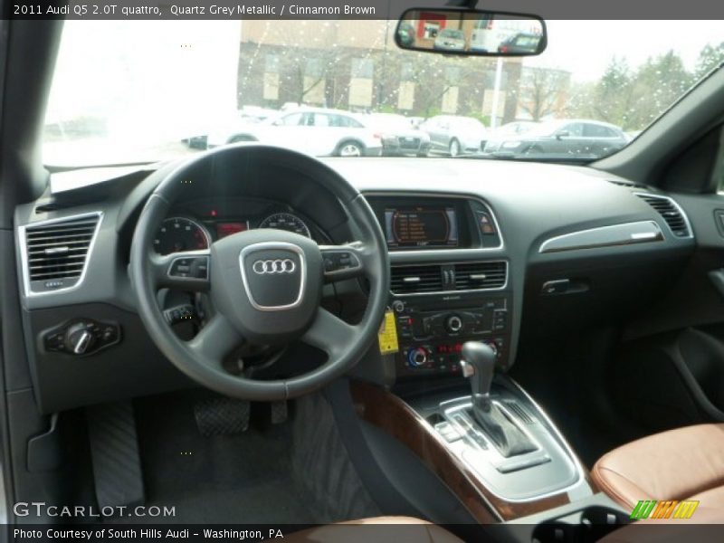 Quartz Grey Metallic / Cinnamon Brown 2011 Audi Q5 2.0T quattro