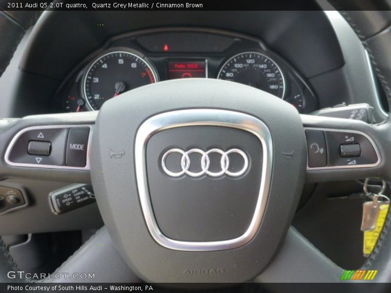 Quartz Grey Metallic / Cinnamon Brown 2011 Audi Q5 2.0T quattro