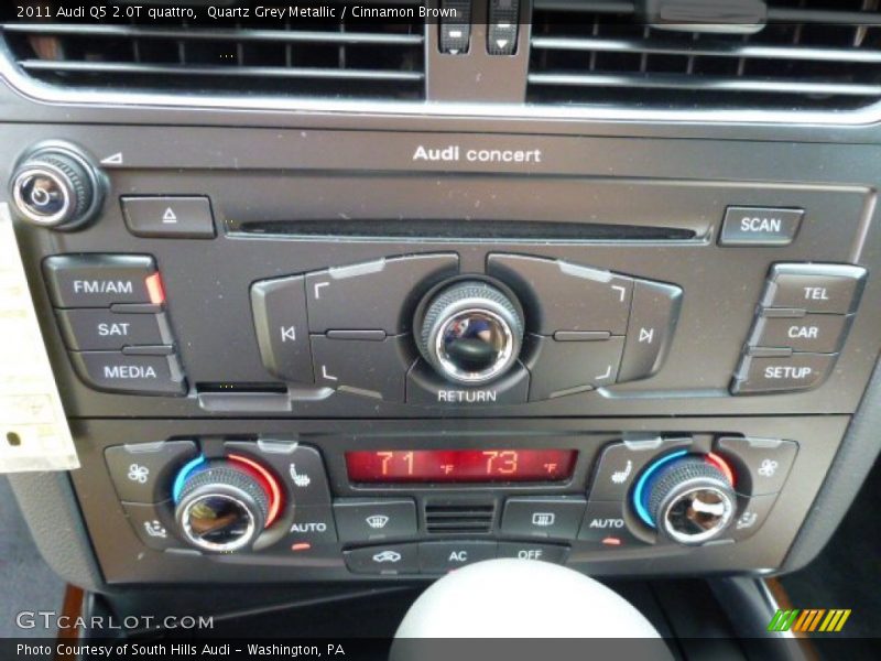 Quartz Grey Metallic / Cinnamon Brown 2011 Audi Q5 2.0T quattro