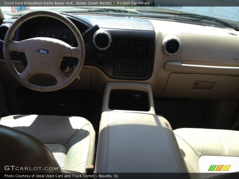 Estate Green Metallic / Medium Parchment 2004 Ford Expedition Eddie Bauer 4x4