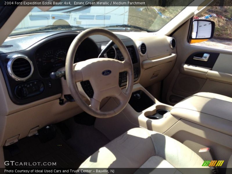 Estate Green Metallic / Medium Parchment 2004 Ford Expedition Eddie Bauer 4x4