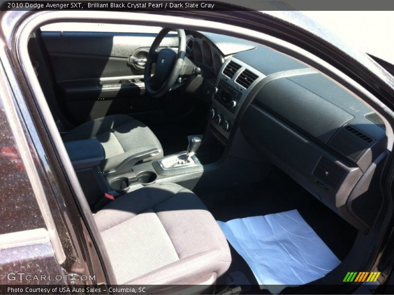 Brilliant Black Crystal Pearl / Dark Slate Gray 2010 Dodge Avenger SXT