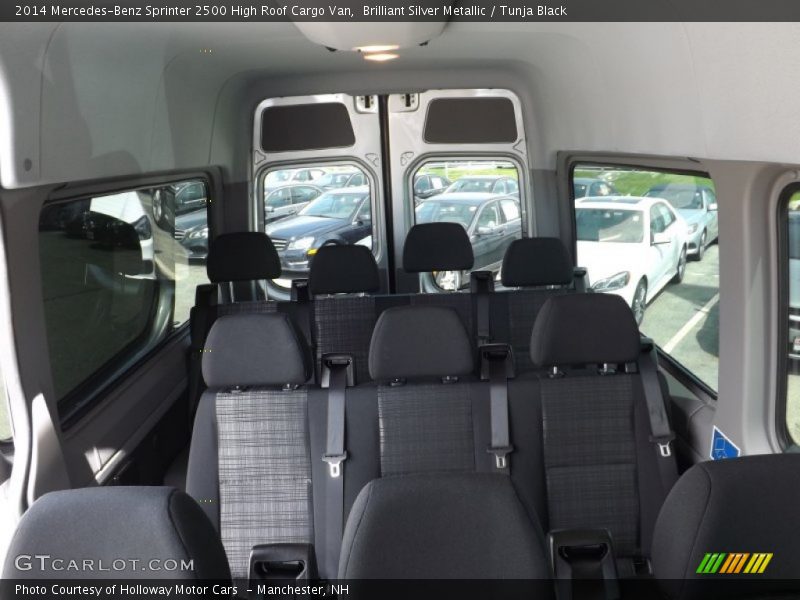 Rear Seat of 2014 Sprinter 2500 High Roof Cargo Van