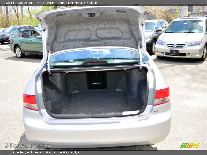 Satin Silver Metallic / Black 2004 Honda Accord EX V6 Sedan