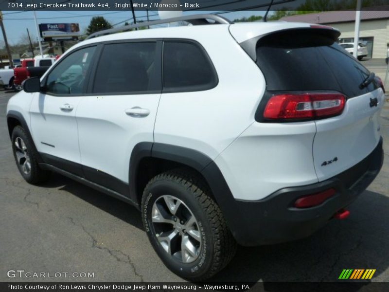 Bright White / Morocco - Black 2014 Jeep Cherokee Trailhawk 4x4